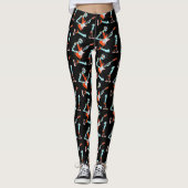 Gitarrist Robot Leggings (Vorderseite)