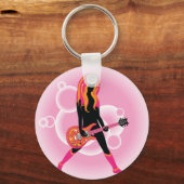 Gitarrist Schlüsselanhänger (Vorderseite)