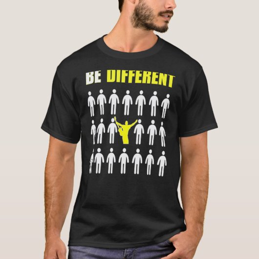 Gitarrist Sei Anders Inspiration T-Shirt (Vorderseite)
