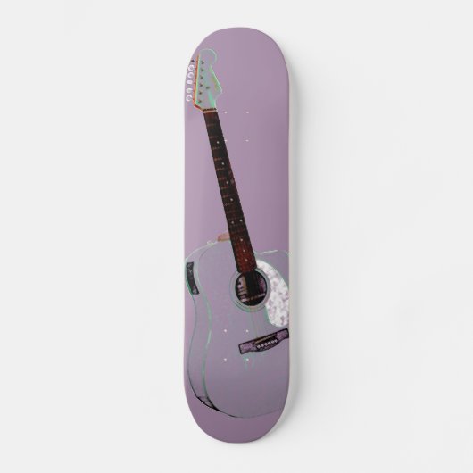 Gitarrist Skateboard (Vorderseite)