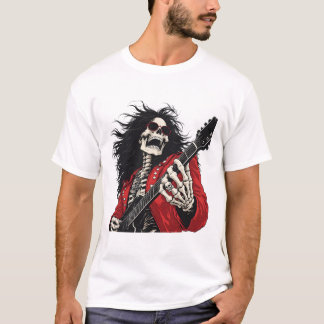 Gitarrist Skelett T-Shirt