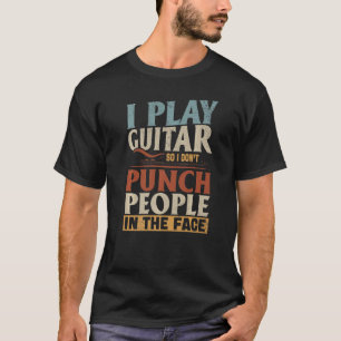 Gitarrist spiele ich Gitarre, also hebe ich keine T-Shirt