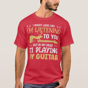 Gitarrist spielt Gitarrist Gitarrist Gitarre Gitar T-Shirt