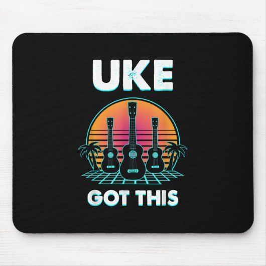 Gitarrist Uke Got diesen Geburtstag Mousepad (Vorne)