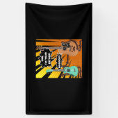 Gitarrist Uke Ich bin dein Vater Geburtstag Banner (Vertikal)