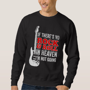 Gitarrist und Gitarrist von Rock and Roll Sweatshirt