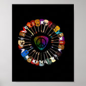 Gitarrist Variety Geburtstag Poster (Vorne)