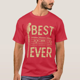 Gitarrist Vater Bester Dad Ever D A D Akkord Gesch T-Shirt