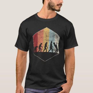 Gitarrist Vintage Männer Retro Evolution Gitarre T-Shirt