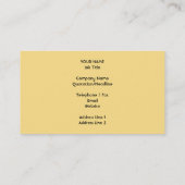 Gitarrist. Visitenkarte (Rückseite)