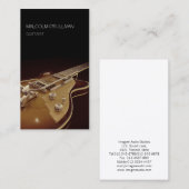 Gitarrist Visitenkarte (Vorne/Hinten)