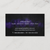 Gitarrist Visitenkarte (Rückseite)