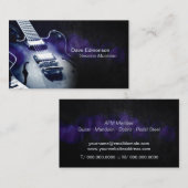 Gitarrist Visitenkarte (Vorne/Hinten)