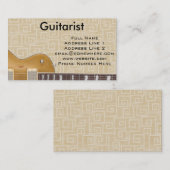 Gitarrist Visitenkarte (Vorne/Hinten)