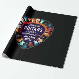 Gitarrist wie viele Gitarrist Geburtstag Geschenkpapier