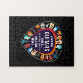 Gitarrist wie viele Gitarrist Geburtstag Puzzle (Horizontal)