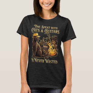 Gitarristen Zeit mit Katzen und Gitarren ist Neve T-Shirt