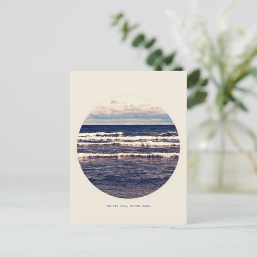 Gitche Gumee Postkarte (Stehend Vorderseite)