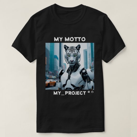 GitHub-Projektvorlage T-Shirt (Design vorne)