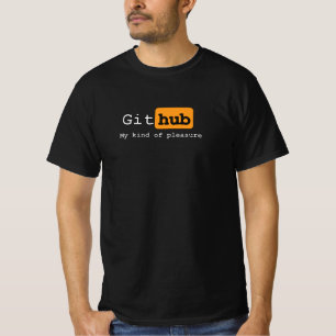 GitHUB, schwarz T-Shirt