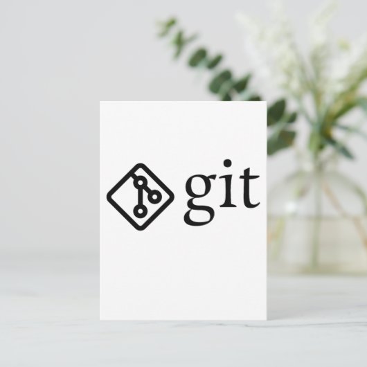 GitHub-Tutorial Postkarte (Stehend Vorderseite)