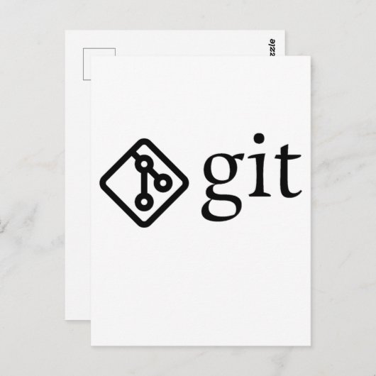 GitHub-Tutorial Postkarte (Vorne/Hinten)