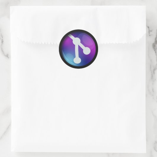 GitLens-Aufkleber Runder Aufkleber