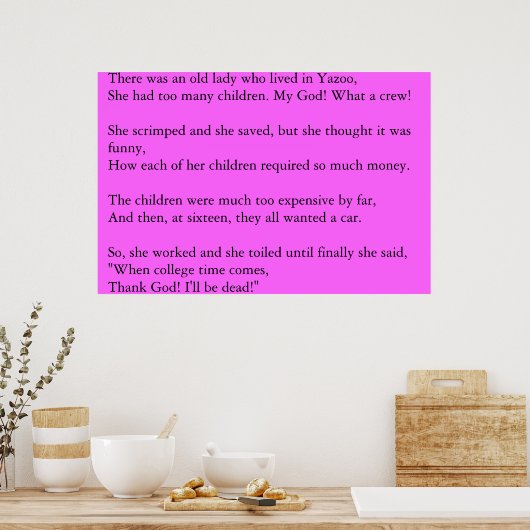 Gitmo Joe Poster (Küche)