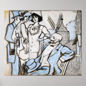 Gitter - an den Longchamps Races Poster (Vorne)