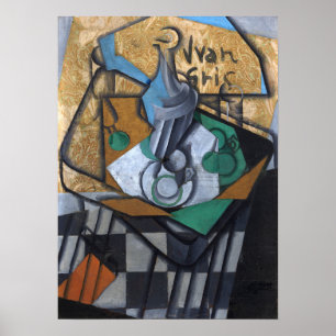 Gitter - Carafe Cups und Brillen Poster