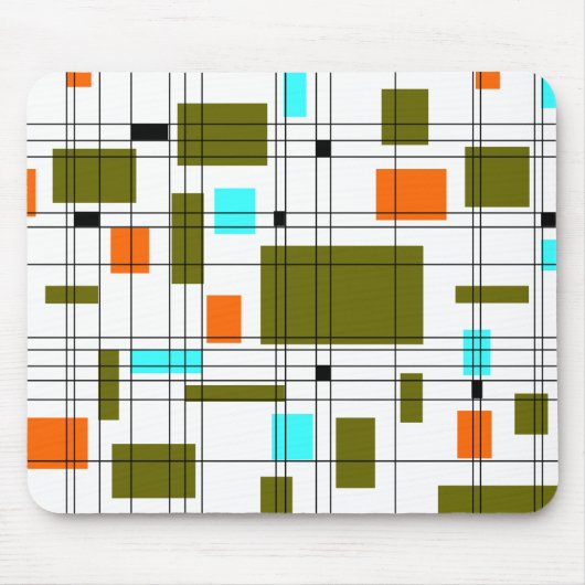 Gitter des Mittelzentrums Mousepad (Vorne)