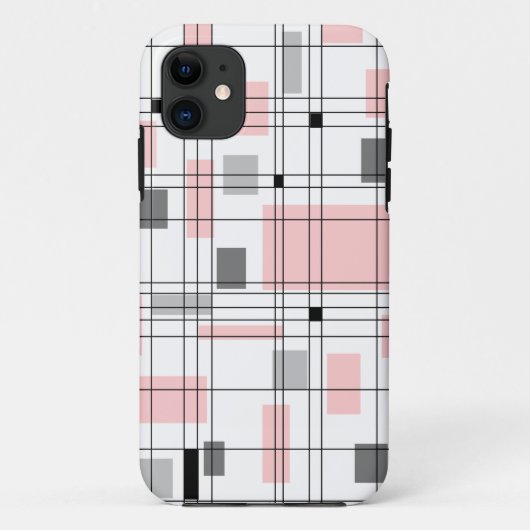 Gitter des mittleren Jahrhunderts Case-Mate iPhone Hülle (Rückseite)