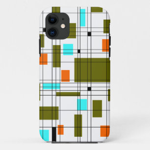 Gitter des mittleren Jahrhunderts Case-Mate iPhone Hülle