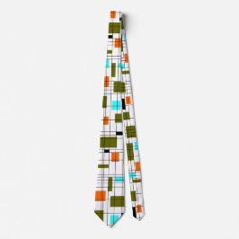 Gitter des mittleren Jahrhunderts Krawatte