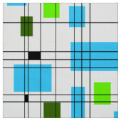 Gitter des mittleren Jahrhunderts Stoff (Muster)