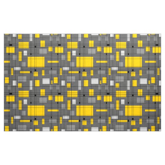 Gitter des mittleren Jahrhunderts Stoff (Yard (91,4 cm))