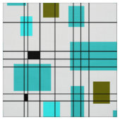 Gitter des mittleren Jahrhunderts Stoff (Muster)