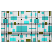 Gitter des mittleren Jahrhunderts Stoff (Fat Quarter (45,7 x 55,9 cm))