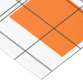 Gitter des mittleren Jahrhunderts Tischdecke (Schrägansicht)