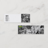 Gitter - dünn mini visitenkarte (Vorne/Hinten)