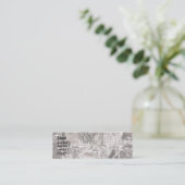 Gitter - dünn mini visitenkarte (Stehend Vorderseite)