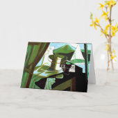 Gitter - Gemälde, Die Bucht Karte (Gelbe Blume)