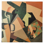 Gitter - Glas und Karton Fliese (Vorderseite)