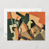 Gitter - Glas und Karton Postkarte (Vorne/Hinten)