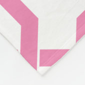 Gitter & Grosgrain Mit Monogramm Fleece Blanket (Ecke)