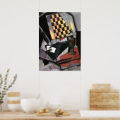 Gitter - Karton und Spielkarten Poster (Küche)