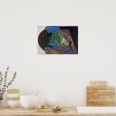 Gitter - Karton und Spielkarten Poster (Küche)