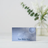 Gitter-Kugel, Ihr Name hier Visitenkarte (Stehend Vorderseite)