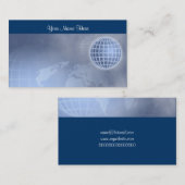 Gitter-Kugel, Ihr Name hier Visitenkarte (Vorne/Hinten)