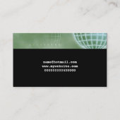 Gitter-Kugel, Ihr Name hier Visitenkarte (Rückseite)